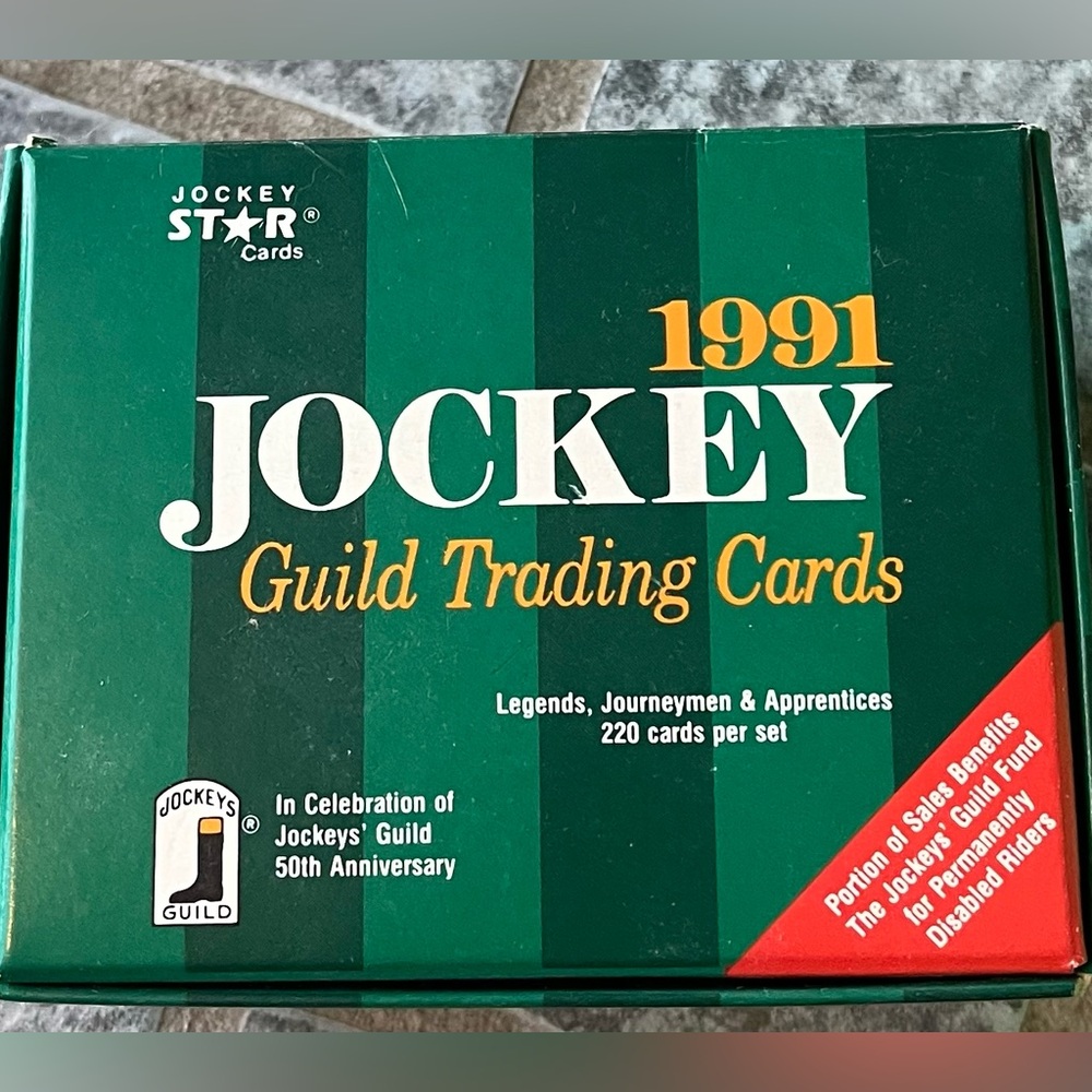 1991 Jockey Guild Trading Cards Set